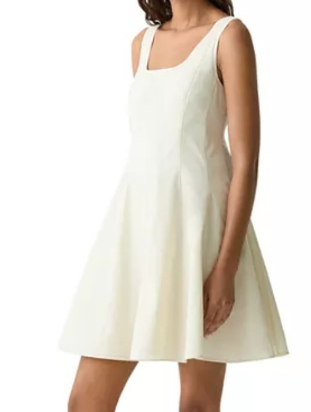 Theory Sleeveless Poplin Mini Dress